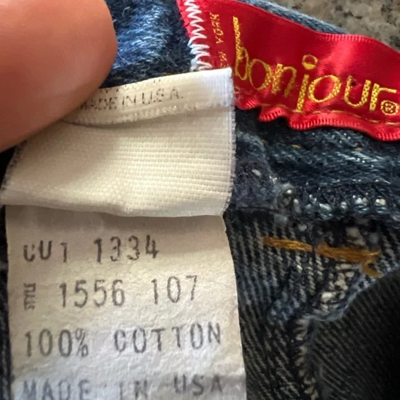 Vintage Bon Jour 80s90s High Waist
Fold Down - Picture 10 of 11